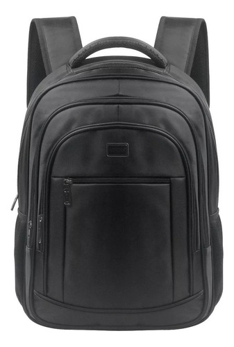 Mochila Masculina Motoboy Motoqueiro,camping Grande Espaçosa Cor Preto 2027 Desenho do tecido Poliéster