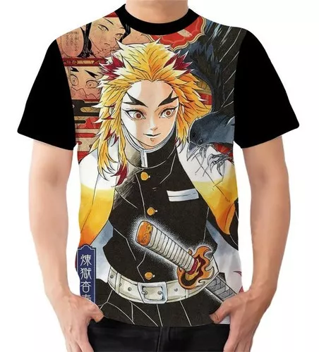 RENGOKU - HASHIRA DO FOGO - DEMON SLAYER - KIMETSU NO YAIBA - TSHIRT FULL