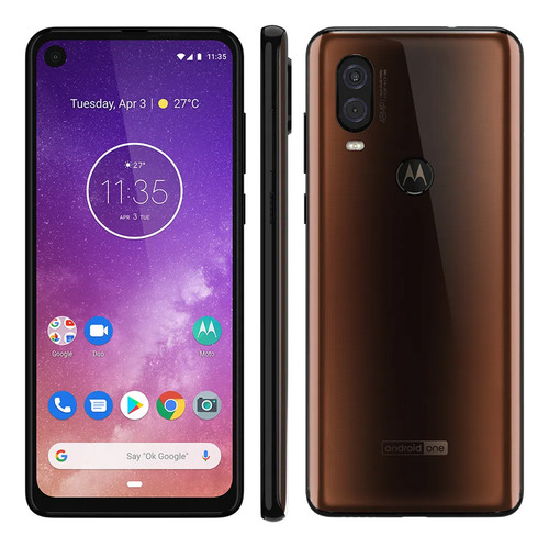 Motorola One Vision 128gb 4gb Ram 6.3'' Câmera 48mp Revisado (Recondicionado)
