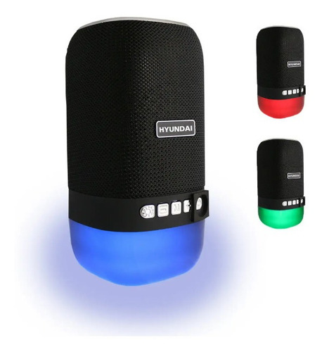 Imagen 2 de 2 de Mini Parlante Portátil Hyundai L22 Con Tecnología Bluetooth
