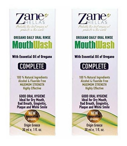 Zane Hellas Mouthwash. Oral Rinse With Oregano Oil Power