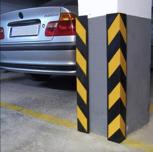 Protector Goma Esquina Columna Salida Garage Estacionamiento