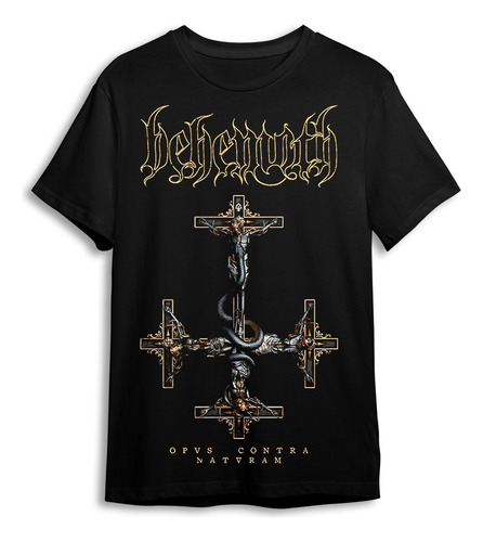 Polera Behemoth - Opvs Contra Natvram - Holy Shirt