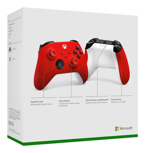 Control joystick inalámbrico Microsoft Xbox Wireless Controller Series X|S Pulse red