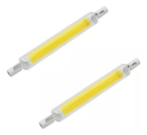 Bombillas Led Bright Cob R7s De 118 Mm Y 20 W, Paquete De 2