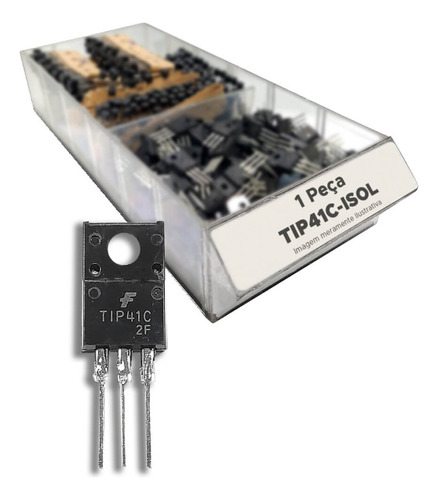 5x Transistor Tip41c = Tip 41c = Tip41 C = Tip 41 C Isolado