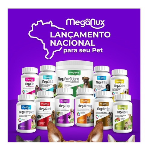 Suplemento Mega-strong Bcaa 60comp - Cães E Gatos