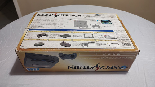 Sega Saturn Na Caixa Longbox + Scart + Funcionando! (Usado)