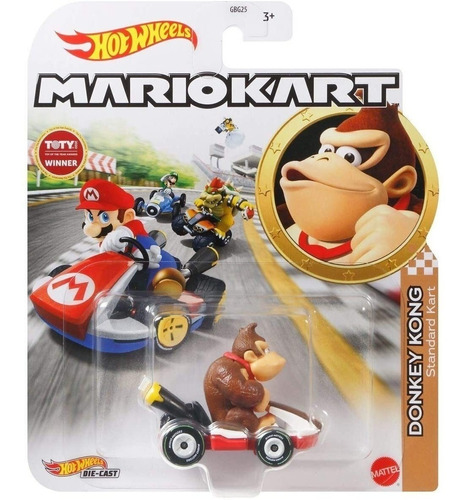 Mariokart - Donkey Kong Standart Kart Hot Wheels Original