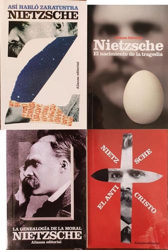 Lote X4 Nietzsche Alianza Así Anticristo Tragedia Genealogía
