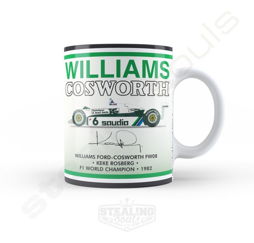 Taza | Rosberg | Williams Ford Fw08 | F1 World Champion 1982