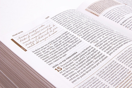Imagen 3 de 5 de Biblia De Estudio Spurgeon Imitacion Piel Reina Valera 1960