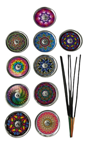 Porta Sahumerio Económico Vintage Mandala X5 Unidades