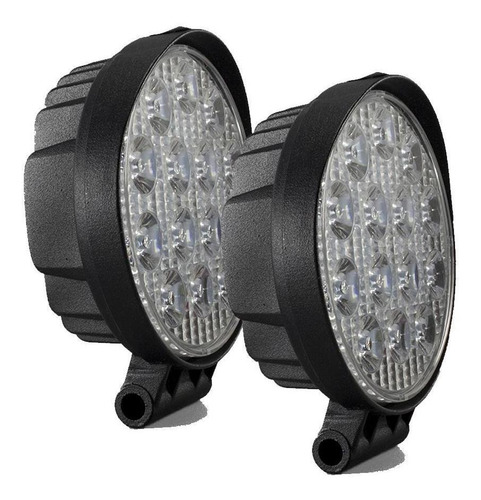 Par Farol 14 Leds Milha Off Road 48w Troller Jeep 12v