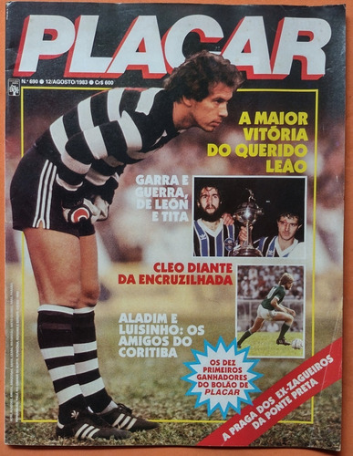 Revista Placar 690 Agosto 1983 A Vitória Do Leão