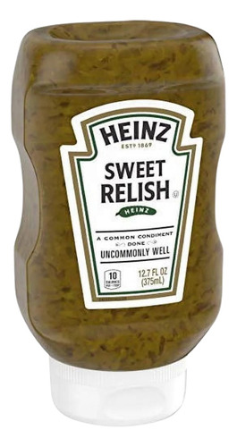 Heinz Sweet Relish Pepinillos Encurtidos Botella De 12.7 Oz