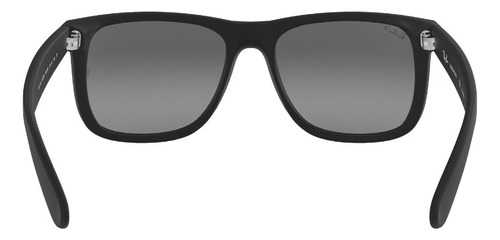 Lente De Sol Ray-ban Justin 0rb4165 Polarizado Justin Negro Polar Grey Gradient Black Rubber Black Rubber