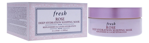 Mascarilla Para Dormir Fresh Rose Deep Hydration Para Mujer,