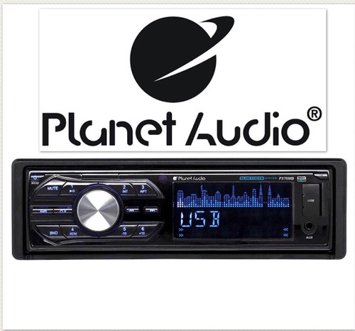 Planet Audio Stereo Con Bluetooth Carátula Desmontable