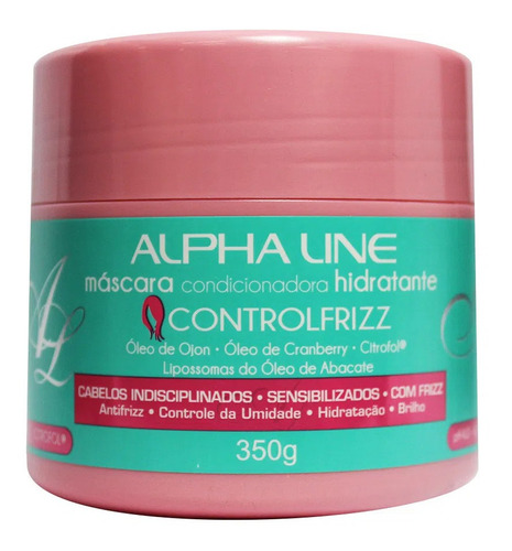 Máscara Controlfrizz  Cond. Hidratante 350g Alpha Line