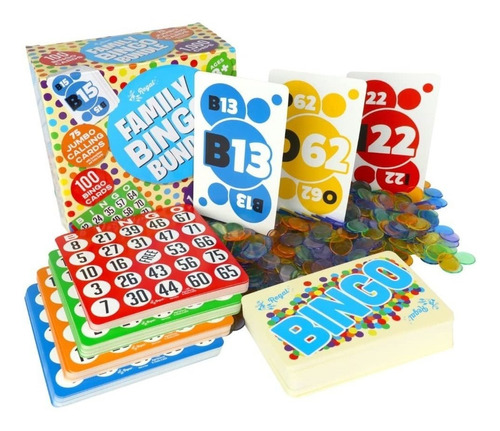 Bingo Regal Games - Paquete De Familiar: Incluye 100 Ta Jhx