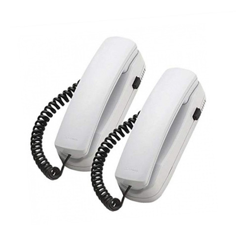Interfone Intercomunicador Ponto A Ponto Chefe Secretária Cor Branco 110v/220v