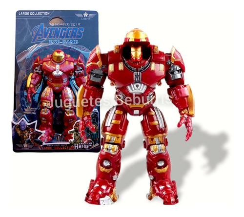 Excelente Muñeco Hulkbuster Articulado De 17 Cm 