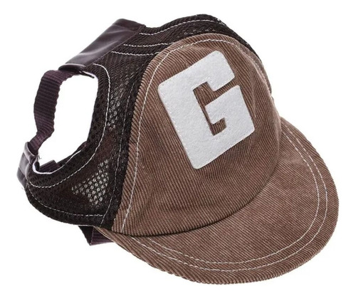 Gorro Deportivo De Pana Para Perros, Con Letras, Transpirabl