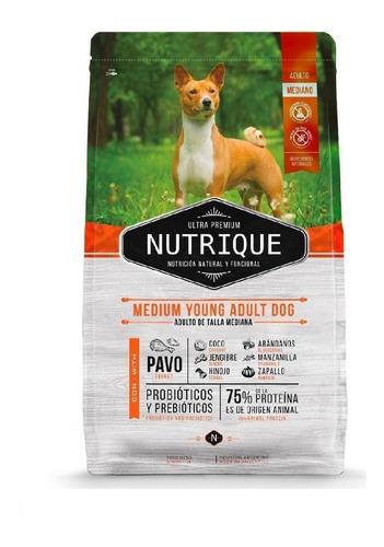 Alimento Perros Adult Mediano Nutrique Ultra Premium 12kg 