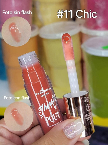 Thirsty Pout Hi-shine Lip Gloss Italia Deluxe Acabado Brillo Chic