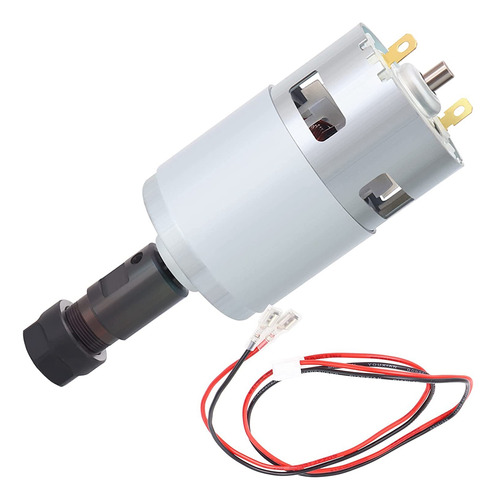 Motor De Husillo 775 Con Pinza Er11 Y Conexión, 24 V 20000