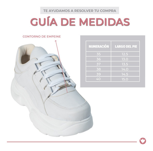 Imagen 5 de 10 de Zapatillas Moda Mujer Con Plataforma Sneakers Indra Varsovia