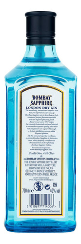 Pack De 12 Ginebra Bombay Sapphire 700 Ml