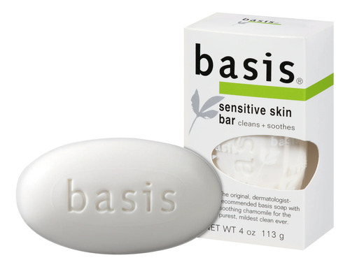 Basis Jabón En Barra Para Piel Sensible Sin Perfume 4pack