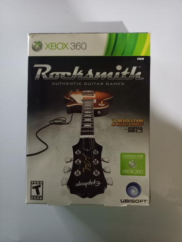 Rocksmith: Authentic Guitar Games Ubisoft Xbox 360 FĂsico (Usado)