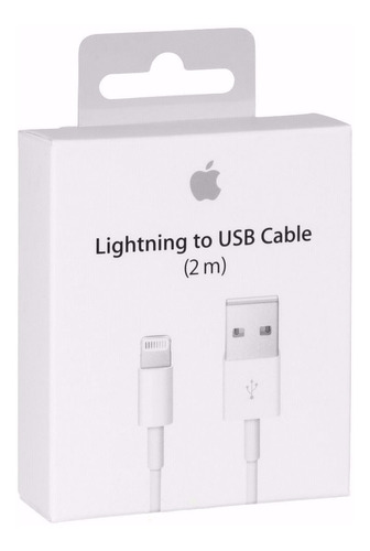 Cable Lightning Original Apple iPhone 5/6/6s/7/8/plus/x 2mt