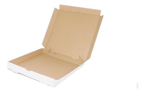 Caja Para Pizza Microcorrugado Blanca Grande X 50 Unidades