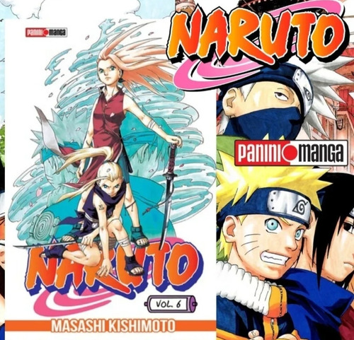 Naruto Vol. 6 - Kishimoto - Panini Manga Libro