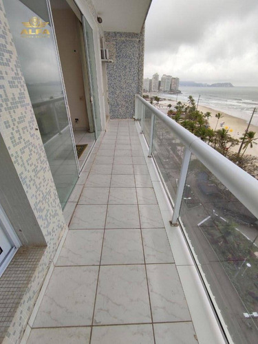 Imagem 9 de 19 de Apartamento A Veda Na Praia Das Pitangueiras, 3 Dormitórios Sendo 1 Suíte, Frente Total Para O Mar, 160 M² De Área Útil. - Ap1114