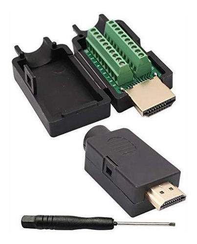 Adaptador De Bloque De Terminales De Tornillo Hdmi Chap...