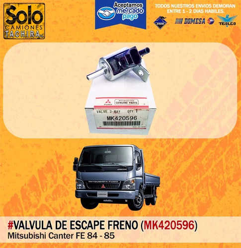 Valvula  Freno Mitsubishi Canter Fe 84 85 Original  Mk420596