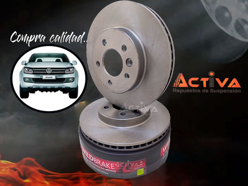 Imagen 3 de 4 de Discos Y Pastillas Amarok 2.0 Tdi Delanteros Raybestos