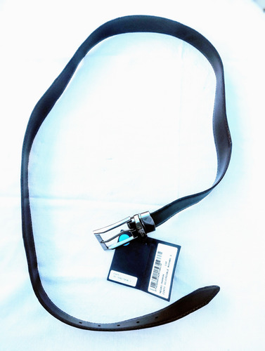 Cinto Vestir Cuero Rochas Reversible Negro/marrón Lisa 110
