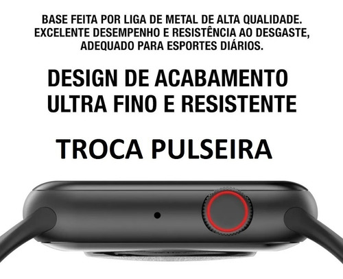 Imagem 2 de 5 de Smartwatch Relógio Inteligente Homens Mulheres Ios E Android