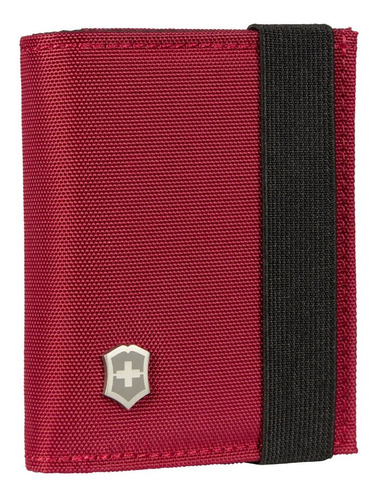 Imagen 3 de 6 de Cartera Ext Tri Fold Rojo Rfid Victorinox
