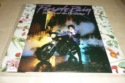 Prince Purple Rain Vinilo Japon  10 Puntos Insert Poster