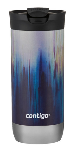 Vaso térmico Contigo Huron. airbrush color azul 473mL