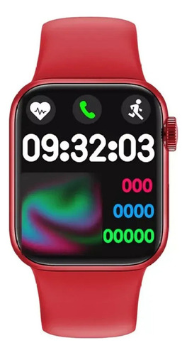Reloj inteligente Hw12, con llamadas telefónicas Bluetooth, color de la carcasa: rojo