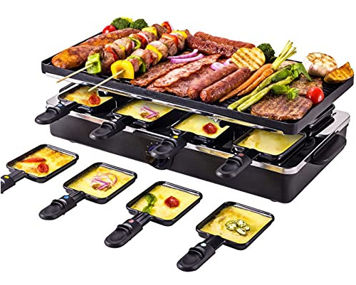 Parrilla Eléctrica Raclette Bbq Coreana 8 Personas