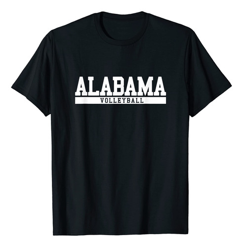 Alabama - Camiseta De Voleibol, Negro, S